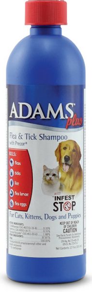 Adams Plus Flea & Tick Shampoo with Precor