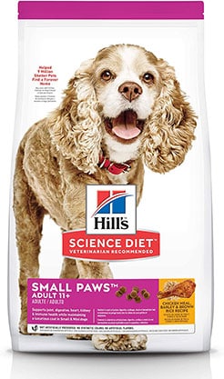 Hill’s Science Diet Adult 11+ Small & Toy Breed Age Defying Formula