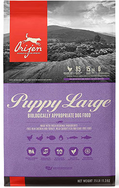 Orijen Puppy Large Dry Food Recipe
