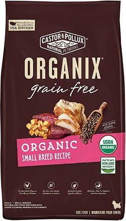Castor & Pollux ORGANIX Organic Small Breed Recipe Grain-Free Dry Dog Food