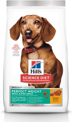 Hill's Science Diet Adult Small & Mini Perfect Weight Dry Dog Food