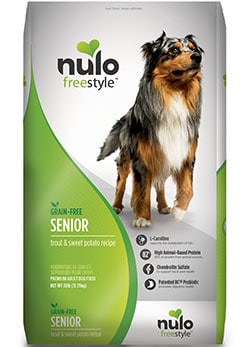 Nulo Freestyle Trout & Sweet Potato Senior Grain-free Recipe