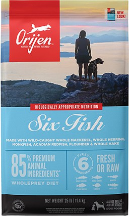 ORIJEN Six Fish Grain-Free Dry Dog Food