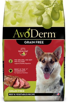 AvoDerm Beef & Vegetables Recipe Grain-Free Dry Dog Food