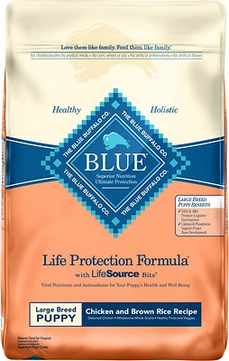 Blue Buffalo Life Protection Formula Large Breed Puppy Chicken & Brown Rice Recipe Dry