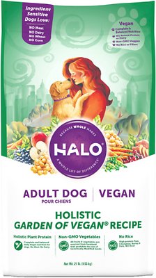 Halo Holistic Chicken-Free Garden of Vegan Dry Dog Food