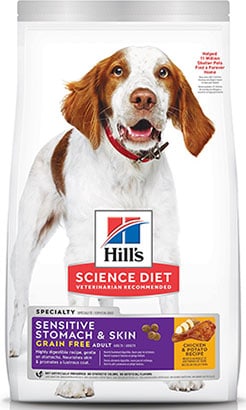 Hill's Science Diet Adult Sensitive Stomach & Skin Grain-Free Chicken & Potato Recipe Dry Dog Food
