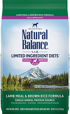 Natural Balance L.I.D. Limited Ingredient Diets Small Breed Bites Dry Dog Food