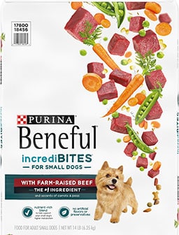 Purina Beneful IncrediBites for Small Dogs with Farm-Raised Beef Dry Dog Food