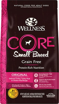 Wellness CORE Grain-Free Small Breed Turkey & Chicken Recipe Dry Dog Foo