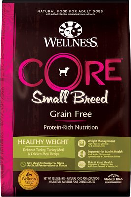  Wellness CORE Grain-Free Piccola razza Peso sano disossato tacchino Ricetta Cibo secco per cani