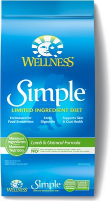 Wellness Simple Limited Ingredient Diet Lamb & Oatmeal Formula Dry Dog Food