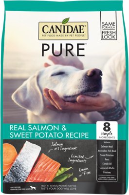 CANIDAE Grain-Free PURE Limited Ingredient Salmon & Sweet Potato Recipe Dry