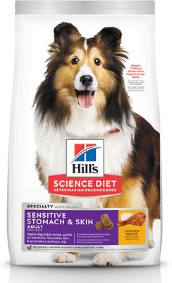 Hill's Science Diet Adult Sensitive Stomach & Skin Chicken Recipe Dry Dog Food