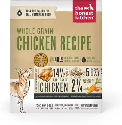 The Honest Kitchen Whole Grain Chicken Recipe Dehydrated Dog Food
