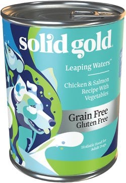 Solid Gold Leaping Waters Chicken & Salmon Recipe with Vegetable Recipe Grain-Free Small & Medium Breed Canned