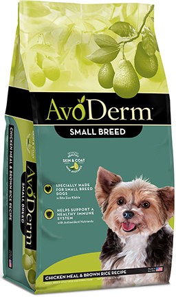AvoDerm Chicken Meal & Brown Rice Recipe Small Breed Adult Dry Dog Food