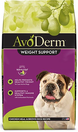 AvoDerm Weight Support Chicken Meal & Brown Rice Dry Dog Food