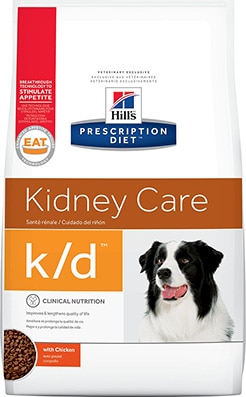 Hill’s Prescription Diet K/D with Chicken Kidney Care Dog Food