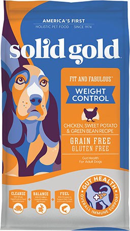 Solid Gold Fit & Fabulous Weight Control Grain-Free Chicken, Sweet Potato & Green Bean Dry Dog Food