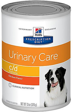 Hill’s Prescription Diet C/D Urinary Care Multicare Chicken Flavor Wet Dog Food