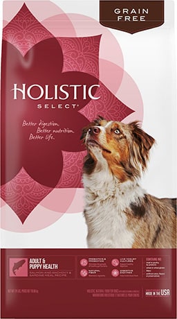 Holistic Select Adult & Puppy Grain-Free Salmon, Anchovy & Sardine Meal 