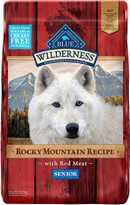 Blue Buffalo Wilderness Rocky Mountain Recipe with Red Meat Senior Grain-Free Dry Dog Food