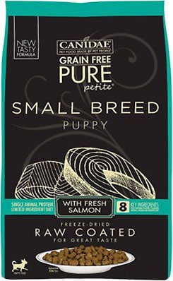 CANIDAE PURE Petite Puppy Small Breed Grain-Free with Salmon Dry Dog Food
