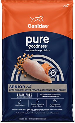 CANIDAE PURE Senior Grain-Free Limited Ingredient Dry Dog Food