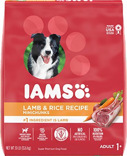 Iams Minichunks Adult Lamb & Rice Recipe