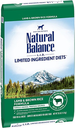Natural Balance L.I.D. Limited Ingredient Diets Lamb & Brown Rice Formula