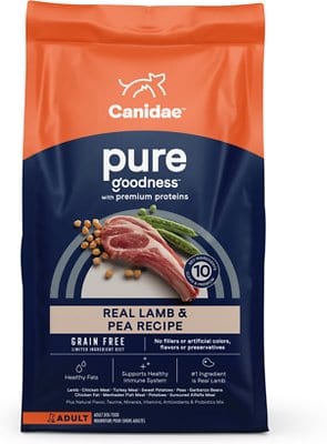 Canidae Grain-Free Pure Dry Dog Food (Lamb & Pea)