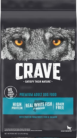 Crave High Protein White Fish & Salmon Adult Grain-Free Dry Dog Food