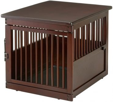 Richell Wooden Dog Crate and End Table 
