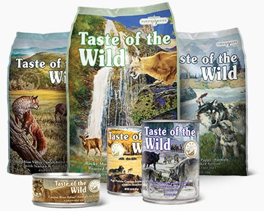 Taste of the Wild products