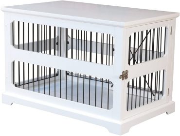 Zoovilla Medium Wooden Dog Crate and End Table