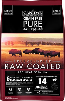 CANIDAE Grain-Free PURE Ancestral Red Meat Freeze-Dried Dog Food