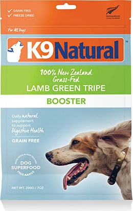 K9 Natural Lamb Green Tripe Booster Freeze-Dried Dog Food