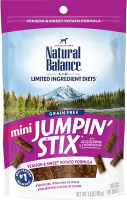 Natural Balance L.I.T. Jumpin’ Stix Dog Treats (Venison & Sweet Potato)