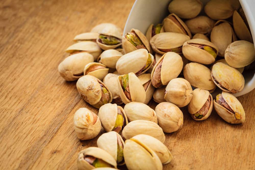 Pistachio nuts seed with shell