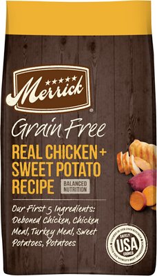 Merrick Grain-Free Real Chicken + Sweet Potato Recipe