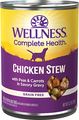 Wellness Chicken Stew with Peas & Carrots Grain-Free Canned Dog Food