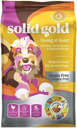 Solid Gold senior formula dog food