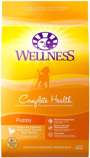 Wellness Complete Health Puppy Chicken, Oatmeal, and Salmon