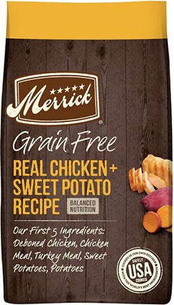 Merrick Grain-Free Real Chicken + Sweet Potato Recipe